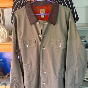 Fully lined leather collar Marlboro man jacket